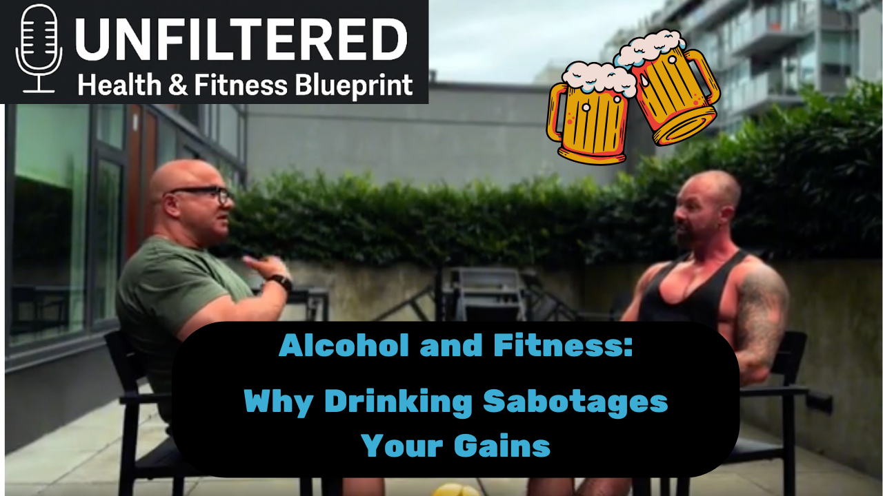 Person in workout clothes holding a weight while refusing a beer, symbolising the decision to avoid alcohol to support muscle growth and recovery