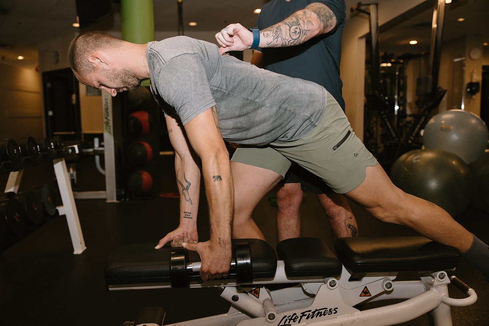Online personal training session