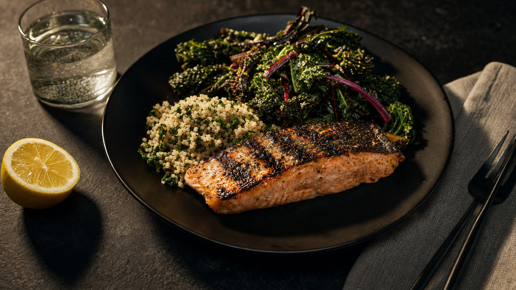 High-protein meal supporting strength training and muscle maintenance after age 40