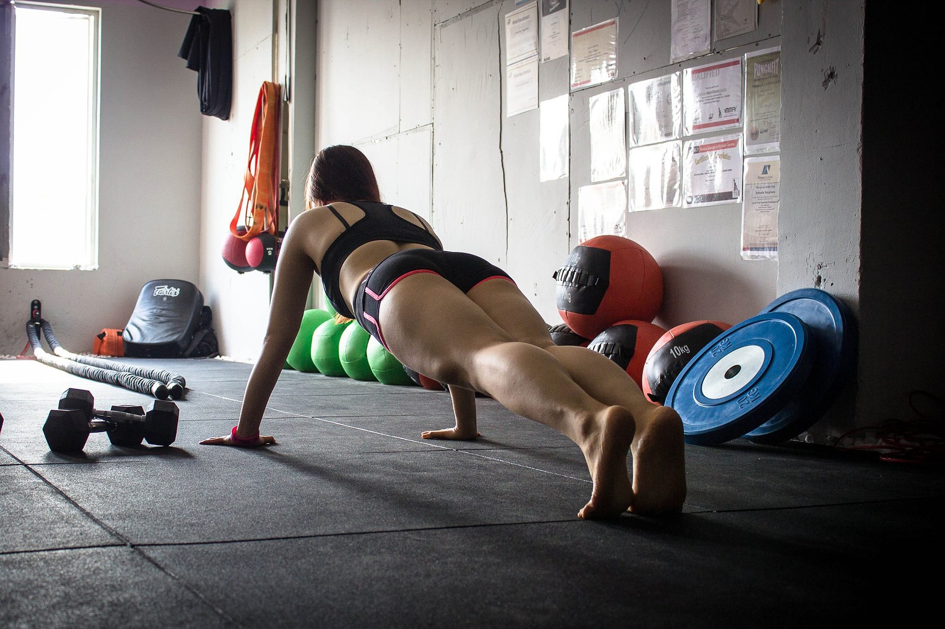 Planks are a great way to train your core