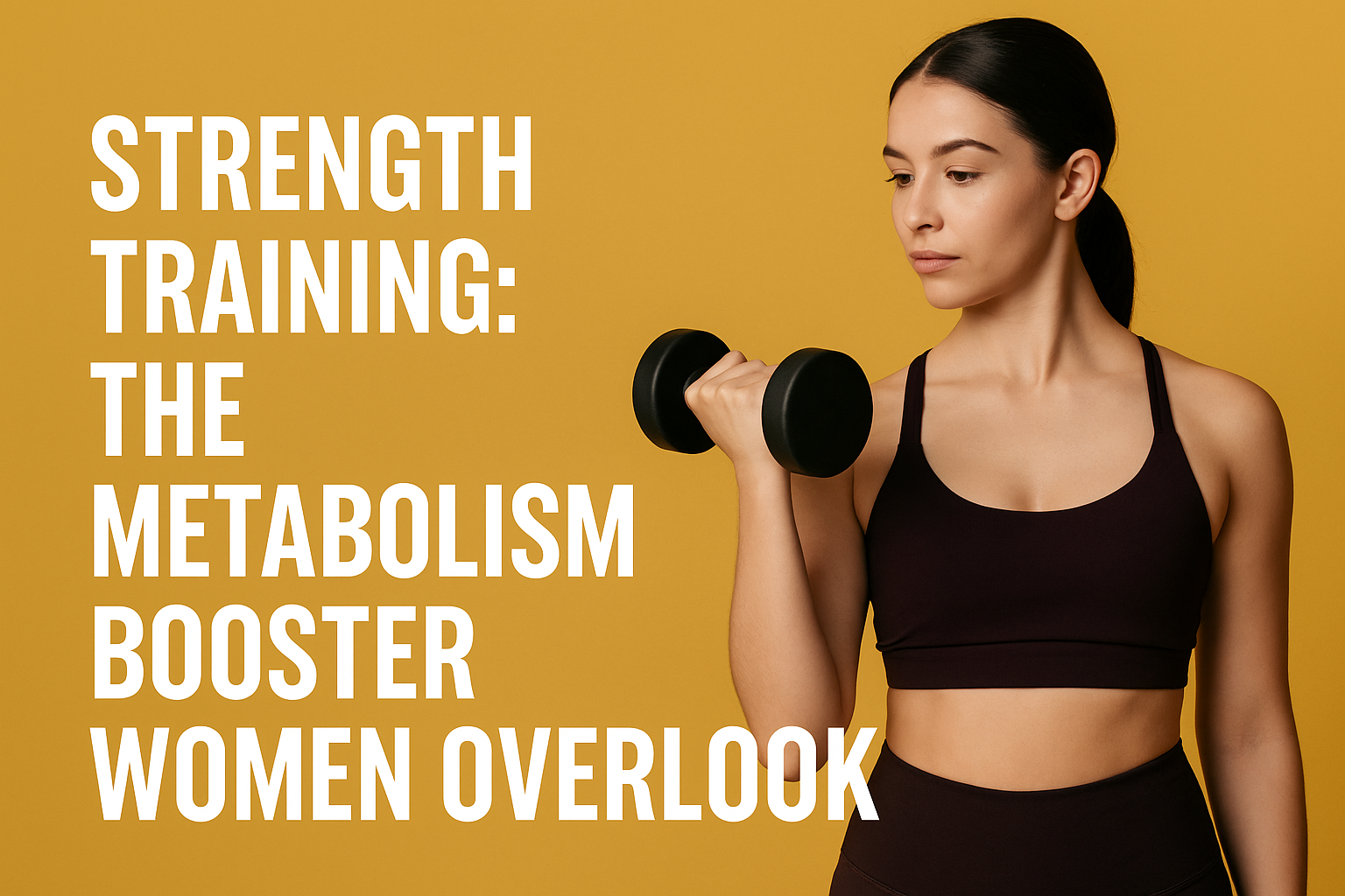 Woman lifting weights with glowing energy lines representing boosted metabolism – TurnFit Personal Trainers Vancouver